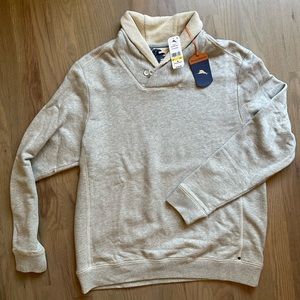 NWT Tommy Bahama Shore Crest Shawl-Collar Sweatshirt